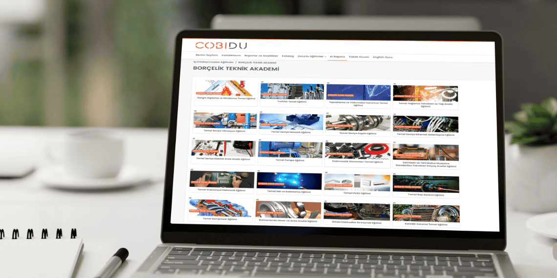 Borçelik Teknik Akademi’nin COBIDU platformunda yayınlanan teknik eğitim içerikleri