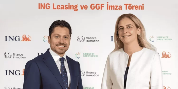 ING Leasing ve GGF arasında imzalanan sürdürülebilir finansman anlaşması görseli