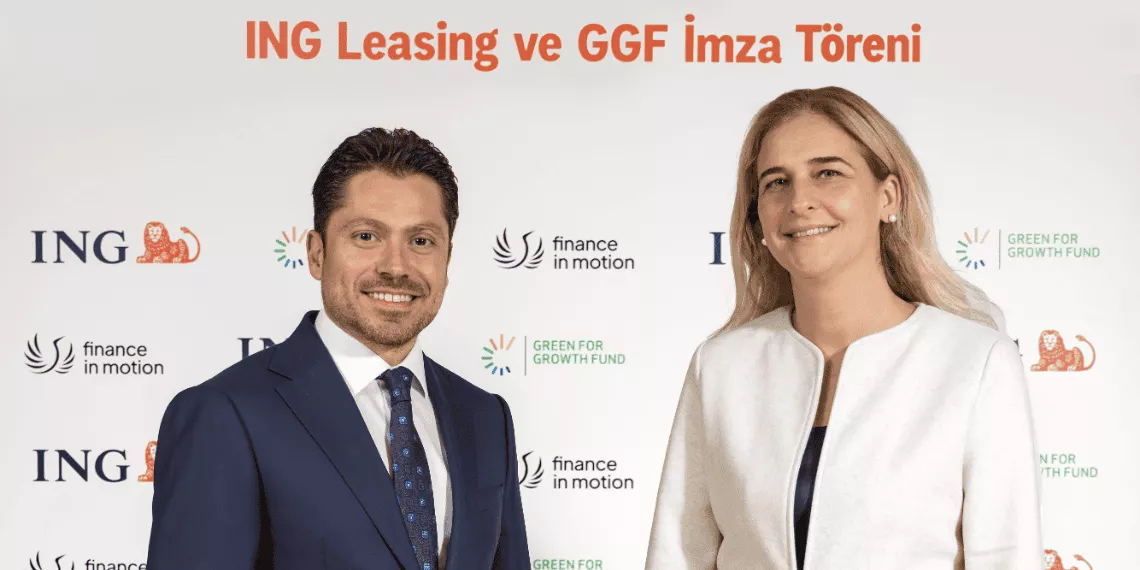 ING Leasing ve GGF arasında imzalanan sürdürülebilir finansman anlaşması görseli