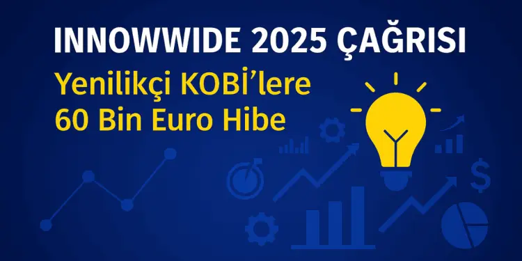 INNOWWIDE 2025 çağrısı kapsamında yenilikçi KOBİ’lere 60 bin Euro hibe desteği
