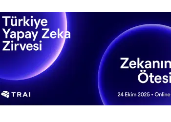 Türkiye Yapay Zeka Zirvesi 2025 kapak görseli – Zekanın Ötesi teması, 23 Ekim Wyndham Levent