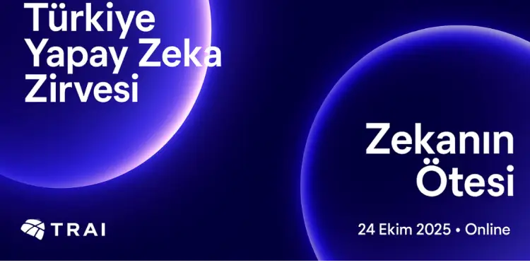 Türkiye Yapay Zeka Zirvesi 2025 kapak görseli – Zekanın Ötesi teması, 23 Ekim Wyndham Levent