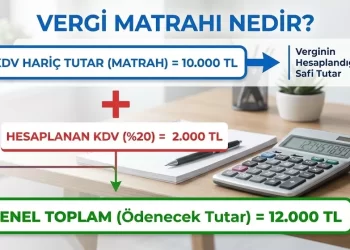 Vergi matrahı nedir hesaplama formülü ve fatura dökümü örneği