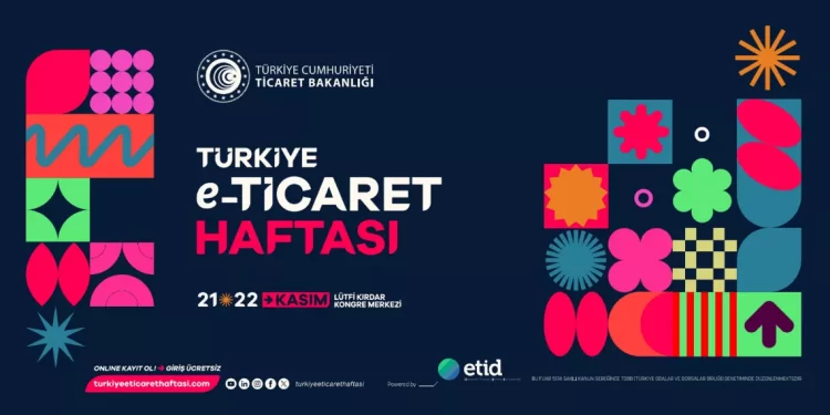 Türkiye E-Ticaret Haftası 2025 için Future-Commerce temalı İstanbul Lütfi Kırdar’da düzenlenen e-ticaret etkinliği görseli
