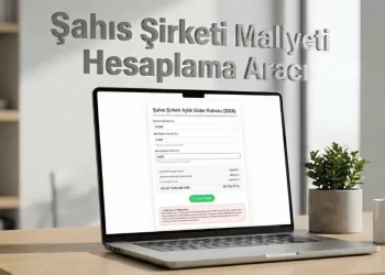 2026 yılı güncel Bağ-Kur, damga vergisi ve muhasebe ücretleri dahil şahıs şirketi aylık gider hesaplama robotu.