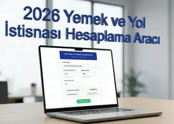 2026 yemek vergi istisnası günlük 331,32 TL ve yol bedeli 158 TL tavan sınırlarını gösteren KobiTime görseli.