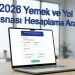 2026 yemek vergi istisnası günlük 331,32 TL ve yol bedeli 158 TL tavan sınırlarını gösteren KobiTime görseli.