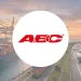 ABC Lojistik'e ait kırmızı beyaz tır filosu ve intermodal taşımacılık terminali.