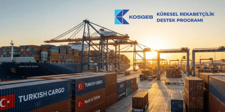 kosgeb küresel rekabetçilik desteği ile ihracat yapan türk lojistik tırları ve gemileri