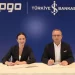 Logo Yazılım ve İş Bankası yöneticileri Fatura Finansmanı iş birliği imza töreni
