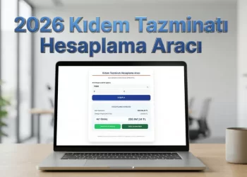 Ocak 2026 dönemi için belirlenen 63.948 TL tavan ücreti üzerinden kıdem tazminatı hesaplaması yapan bir profesyonel ve Kobitime hesaplama aracı arayüzü.