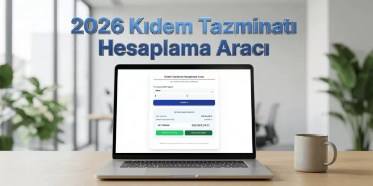 Ocak 2026 dönemi için belirlenen 63.948 TL tavan ücreti üzerinden kıdem tazminatı hesaplaması yapan bir profesyonel ve Kobitime hesaplama aracı arayüzü.
