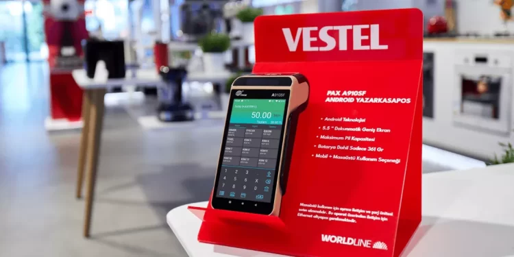 Vestel PAX A910SF Android YazarkasaPOS cihazı genel görünümü