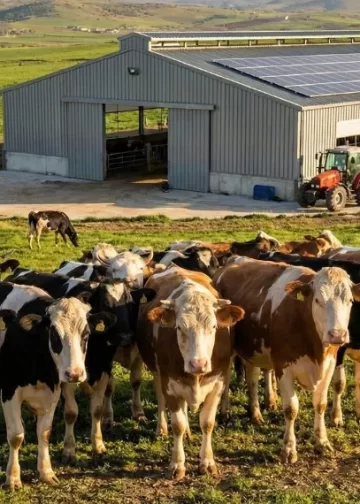 2026 büyükbaş hayvancılık hibe destekleri kapsamında modern bir sığır çiftliği