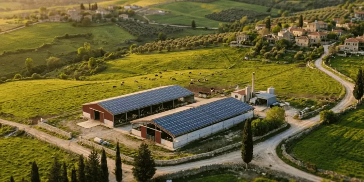 IPARD 2026 programı kapsamında desteklenen modern tarım işletmesi — güneş enerjisi ve hayvancılık yatırımı