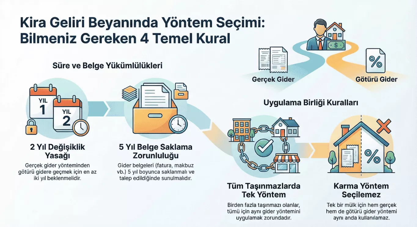 kira gelir beyanından düşülecek 4 temel kural