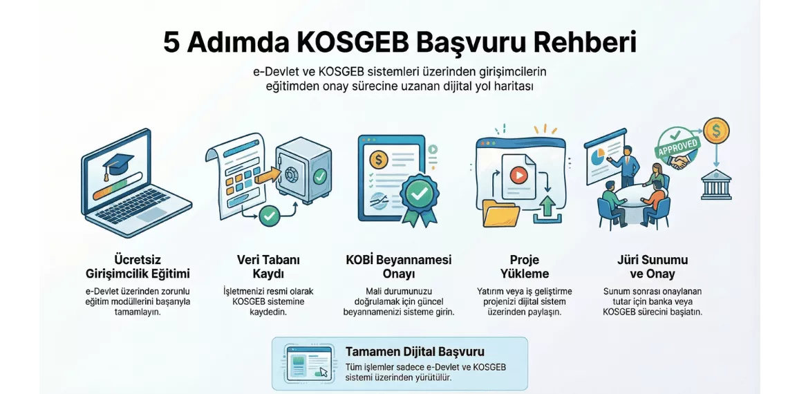 5 adımda kosgeb kredi başvurusu
