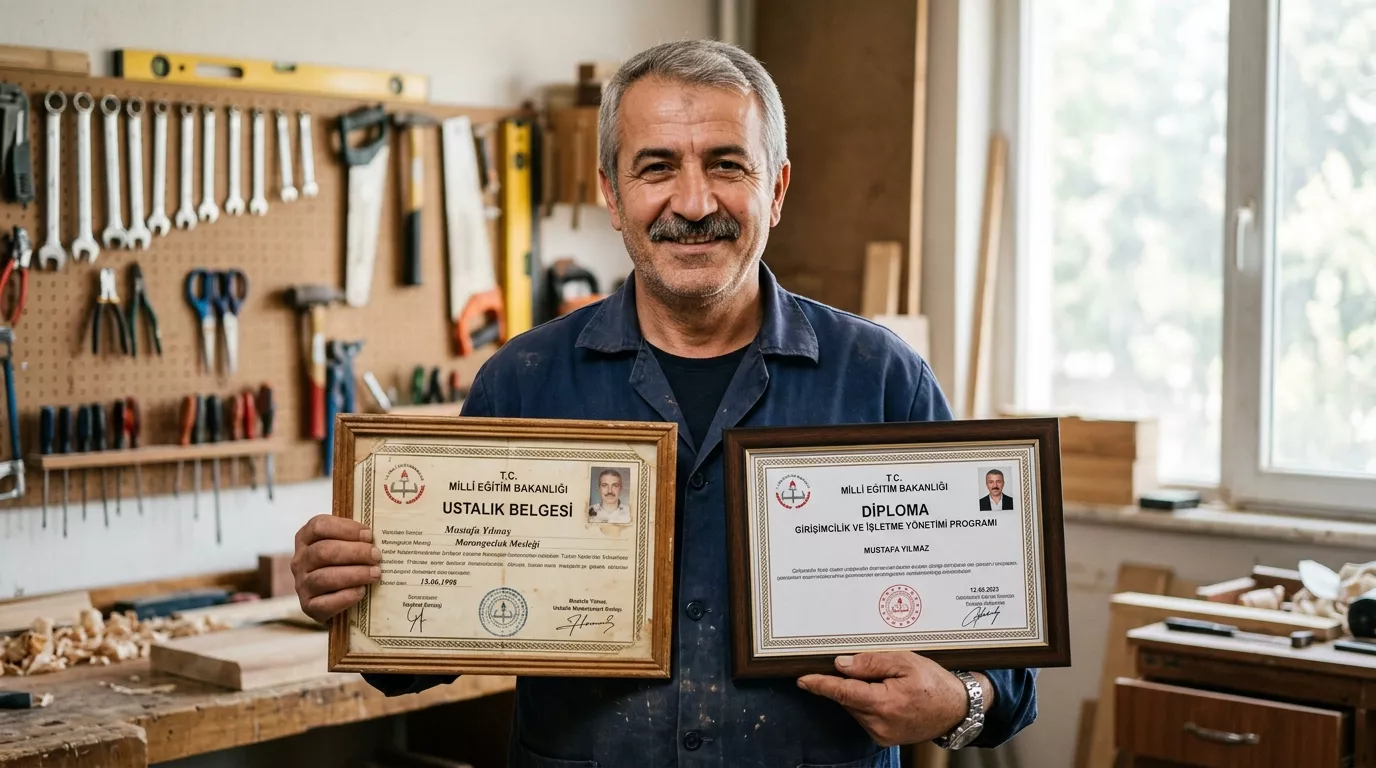 MYK belgesi muafiyeti – ustalık belgesi ve diploma alan uyumu şartı