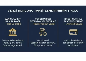 Vergi borcunu taksitlendirmenin 3 yolu — banka kampanyası, GİB yapılandırması ve kredi kartı taksidi karşılaştırması