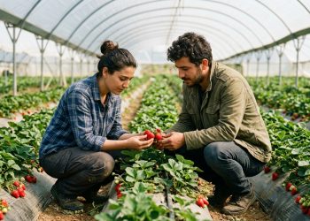 KOSGEB çilek yetiştiriciliği desteği 2026 — genç çiftçi sera çilek bahçesinde TKDK IPARD III hibe programı başvuru rehberi