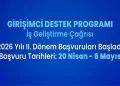 KOSGEB girişimci destek programı 2026 2. dönem başvuru tarihleri