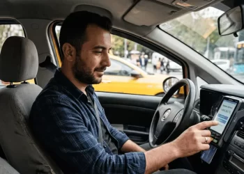 Taksi mali cihazı TMC – taksi sürücüsü araçta cihazı kullanırken