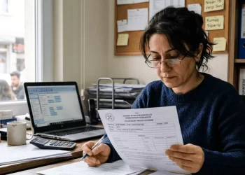 Vergi cezalarında indirim - KOBİ sahibi vergi ihbarnamesini inceliyor Title: Vergi Cezalarında İndirim 2026: VUK 376 Rehberi