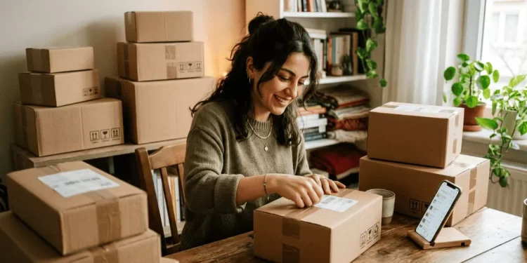 Vergi levhasız kargo anlaşması 2026 — bireysel satıcı Instagram'dan satış yaparak kargo paketlerini hazırlıyor PTT Aras MNG Yurtiçi anlaşmalı fiyat rehberi