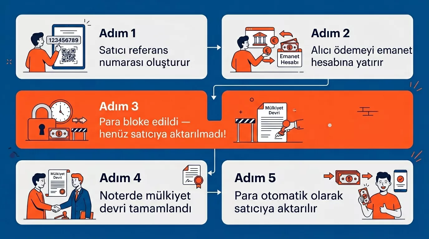 Araç satışında güvenli ödeme sistemi adımları - referans numarası emanet tescil
Title: Araç Satışında Güvenli Ödeme: 5 Adım