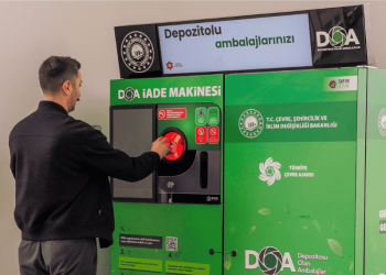 Depozito sistemi - DOA logolu ambalaj iade noktası