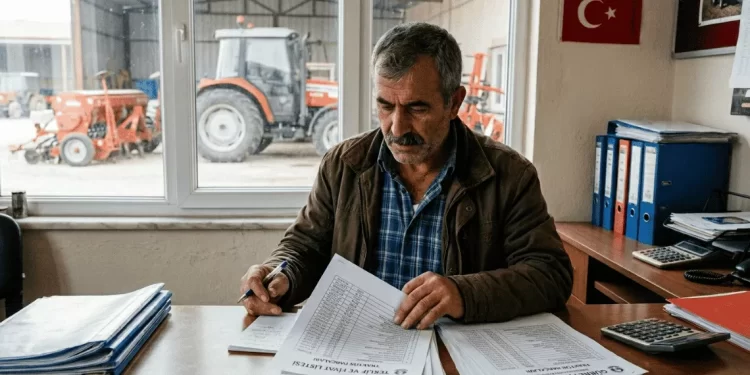 KKYDP satın alma süreci - çiftçi tarım ekipmanı tekliflerini inceliyor